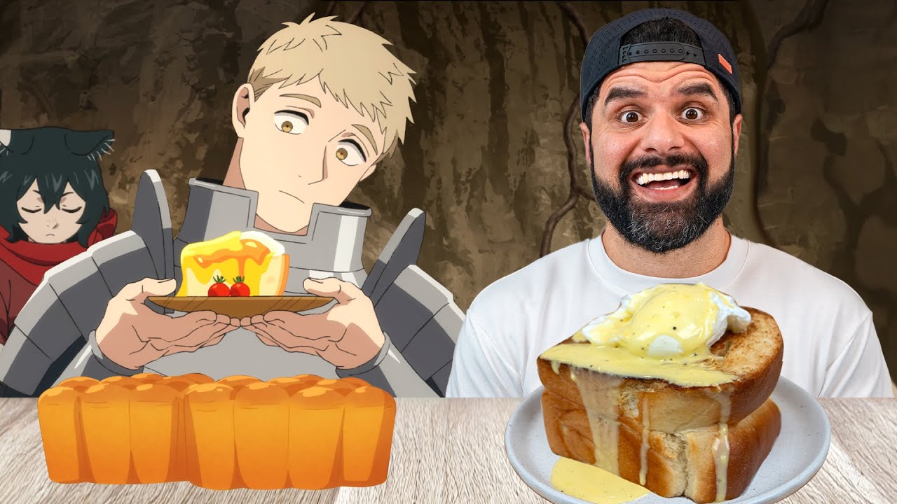 I Made TRIPPLE Egg Benedict from Delicious in Dungeon