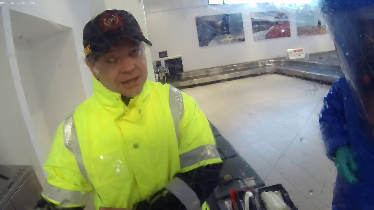 Hazmat training fpv from inside the suite.