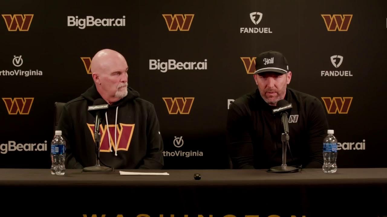 End of Season Press Conference: GM Adam Peters and HC Dan Quinn Discuss the 2025 Commanders Season