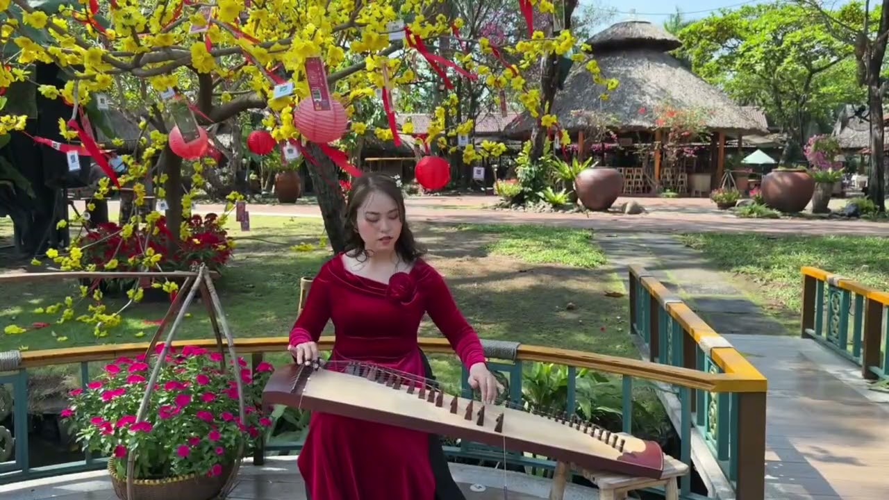 XUÂN ƯỚC NGUYỆN - ST : Thái Thịnh - Tùng Châu ( Beat ca sĩ Sa Huỳnh ) - Cover đàn tranh: Ngọc Yuki