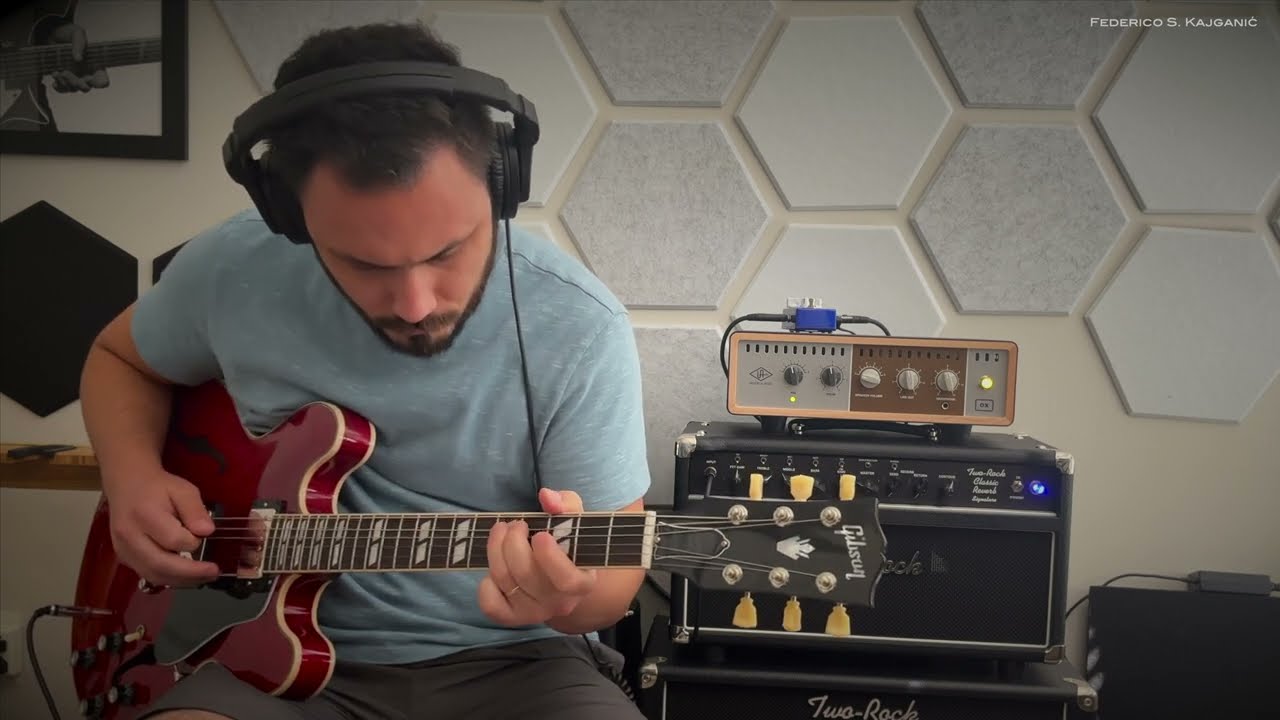 Gibson ES 345 with Seymour Duncan Seth Lovers + Jrockett The Dude + Two Rock Classic Reverb Sig