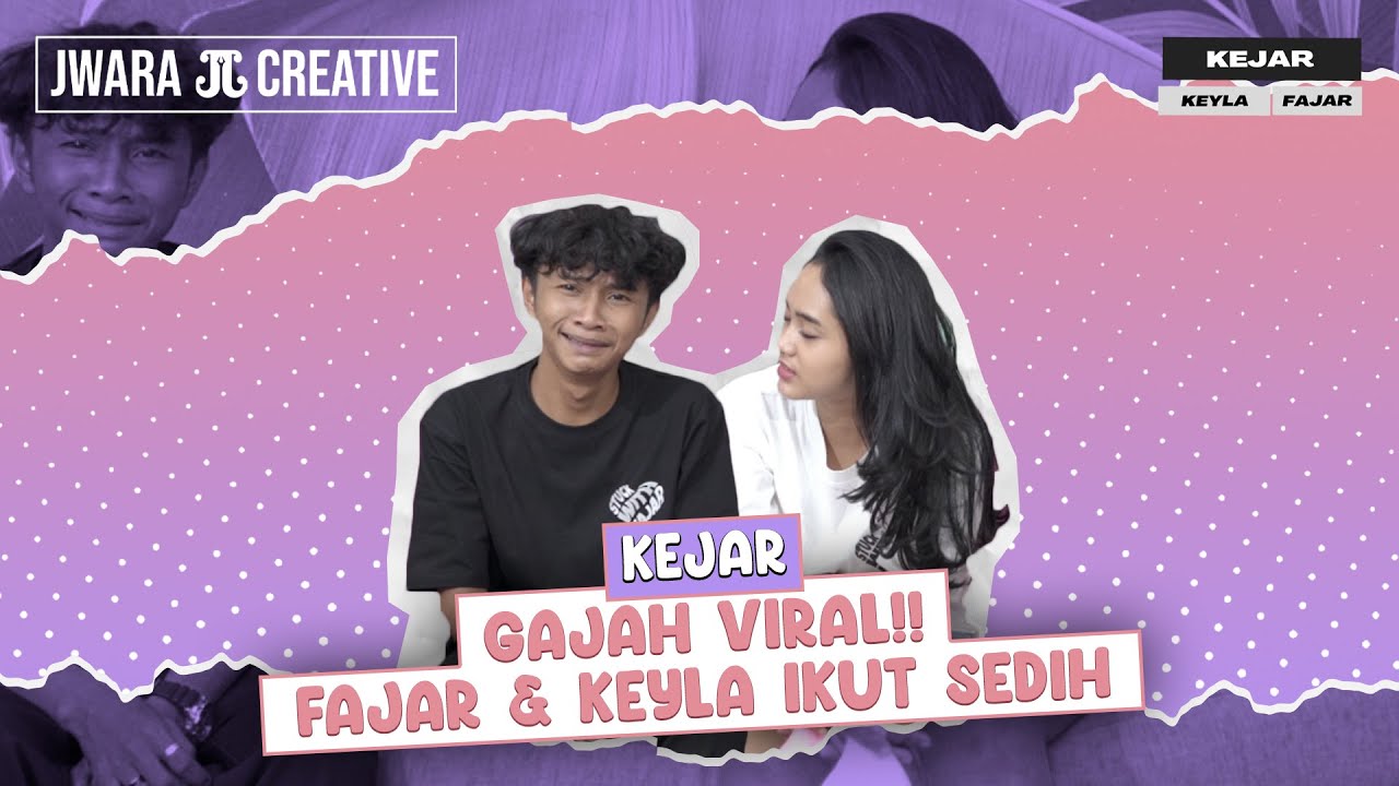 GAJAH VIRAL.!!! FAJAR DAN KEYLA JADI IKUT SEDIH