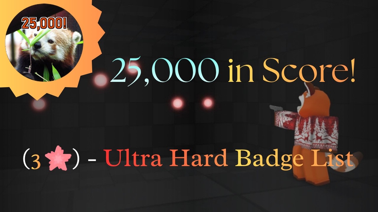 [UHBL] 25,000 in Score! (3★) - Pandi's Aim Trainer