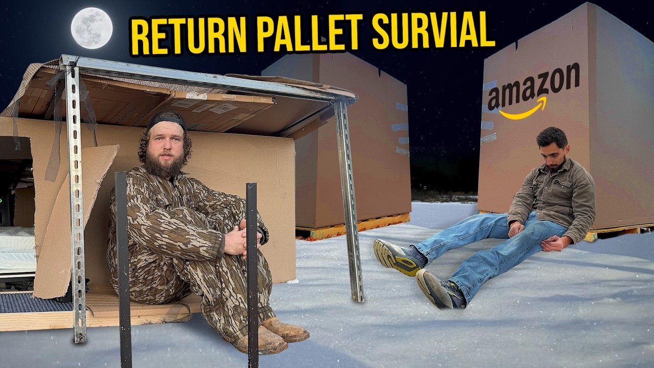 1v1 Amazon Return Pallet Overnight Survival Challenge!