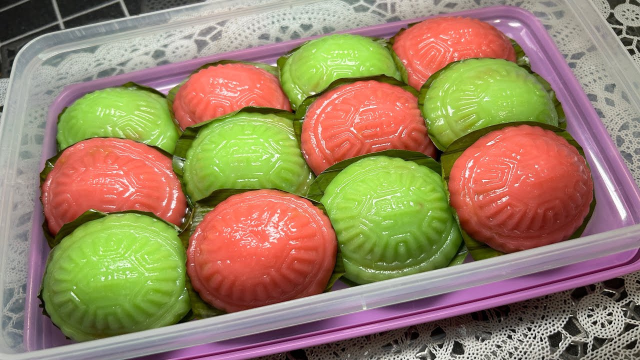 花生红龟糕 | 隔夜不变硬 | 经典古早味红龟粿食谱 | Peanut AngKu Kuih | Kueh Ang Ku Peanut Recipe | How to Make Ang Ku Kuih