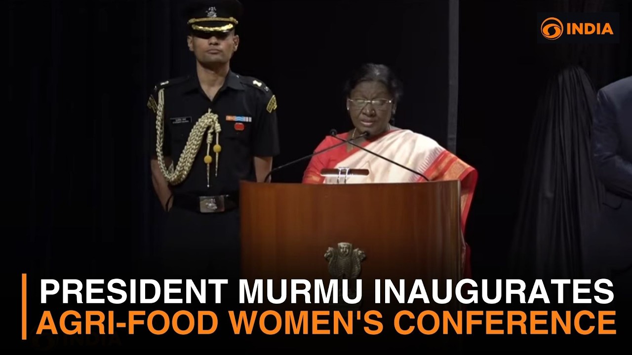 President Droupadi Murmu graces the Global Conference on the Role of Women in Agri Food System