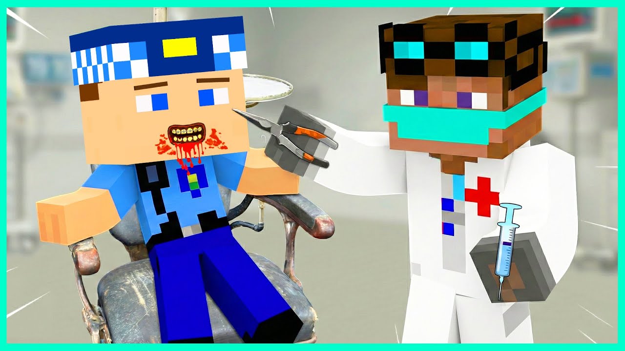 KEREM KOMİSER KORKUNÇ DİŞÇİYE GİTTİ! 😱 - Minecraft ZENGİN FAKİR HAYATI