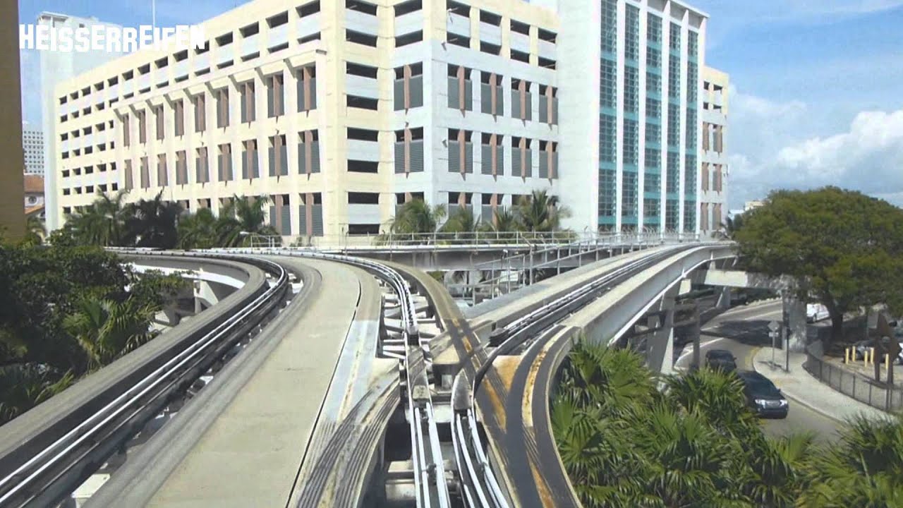 Metro Mover Miami - a downtown trip