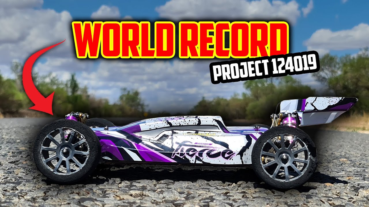 Самый быстрый в мире проект WLTOYS 124019! 130 км/ч! 3 секунды скорости — 5400 кВт Hobbywing