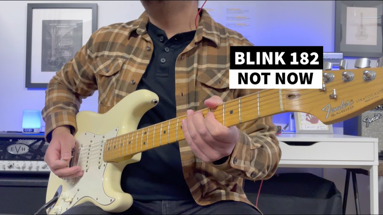 Blink 182 - Not Now (Guitar Cover)