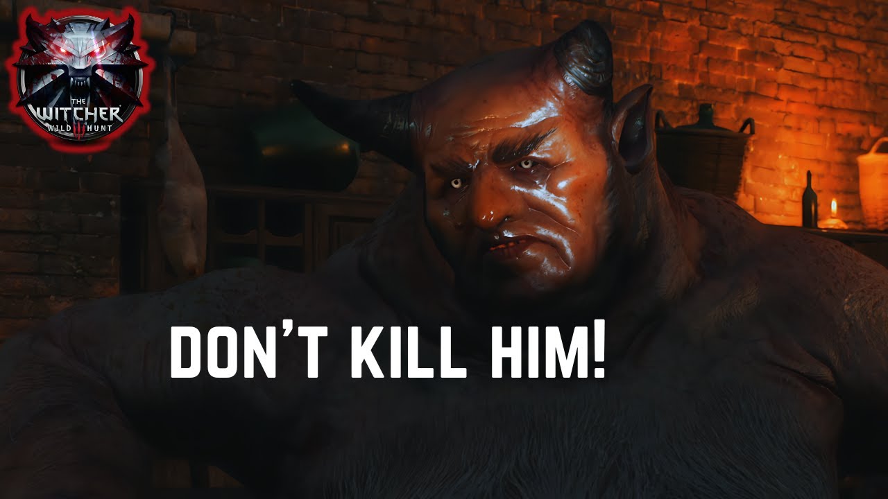 The Witcher 3: Wild Hunt - A Greedy God (WHY YOU SHOULDN'T KILL HIM!) - 4k HD Gameplay #witcher3