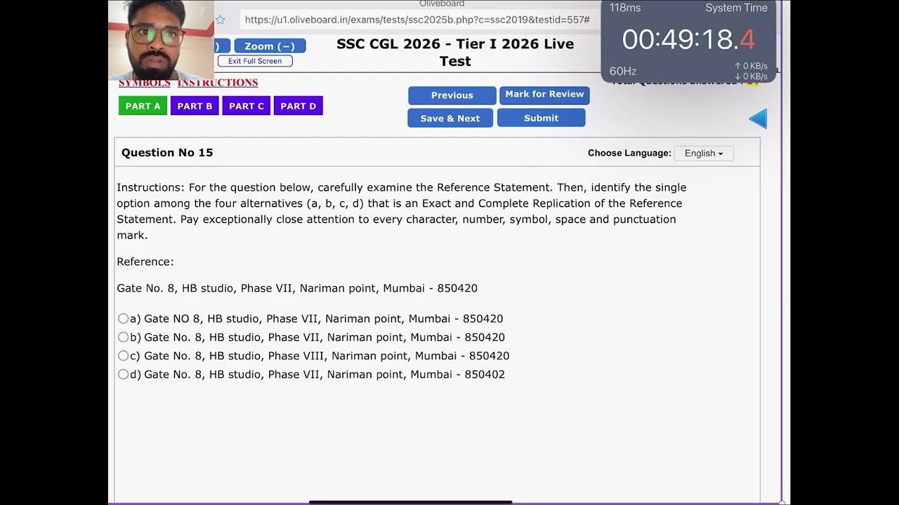 👉OLIVEBOARD SSC CGL 2025 Tier1️⃣ Live Mock Test✍️ 6-8March🗓️ Ministry Of Aspirants👍