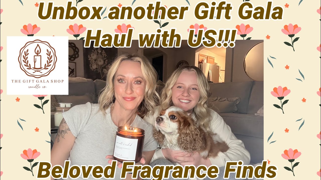 Распаковка уютной свечи в стиле коттеджкор 🕯️ Подарочная покупка от Gift Gala Candle Company #2 🙌💐🌸