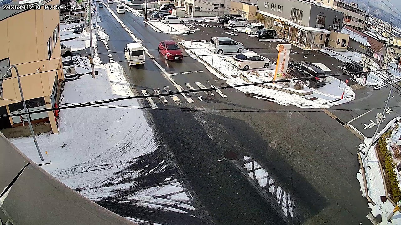 山形県山形市篭田交差点ライブカメラ Yamagata Yamagatashi Live camera.world.cam