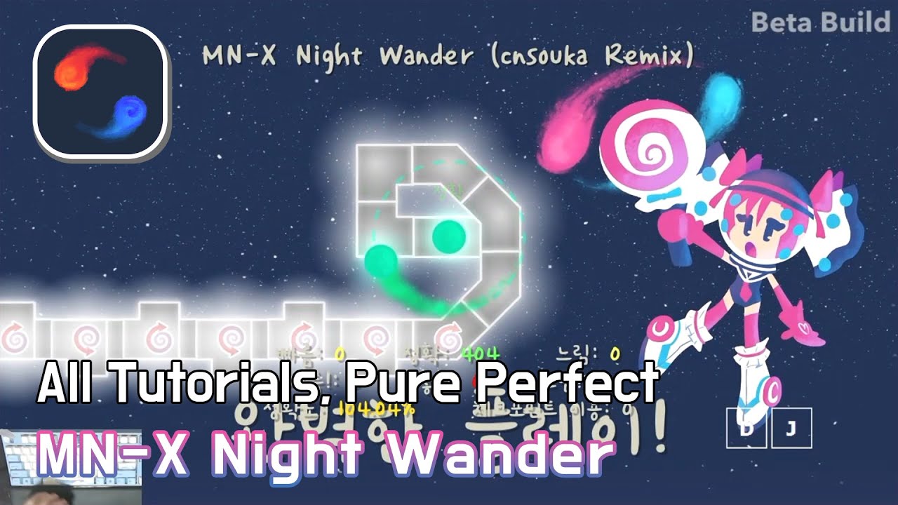 [A Dance of Fire and Ice]MN-X Night Wander (cnsouka Remix)(+ All tutorials, Pure Perfect)