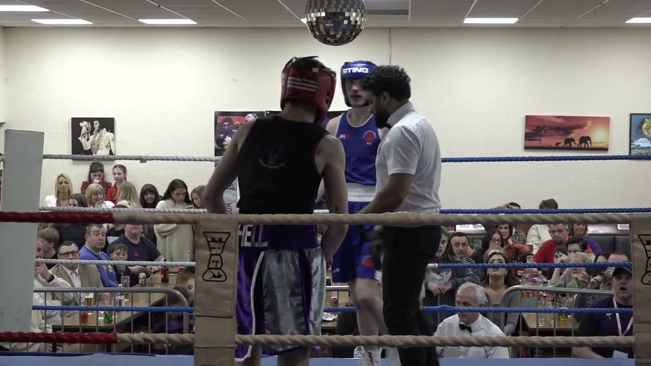 Noah bushell (Mynydd Cynffig ABC) vs Leon Mitchell (Falmouth ABC) 1/03/24