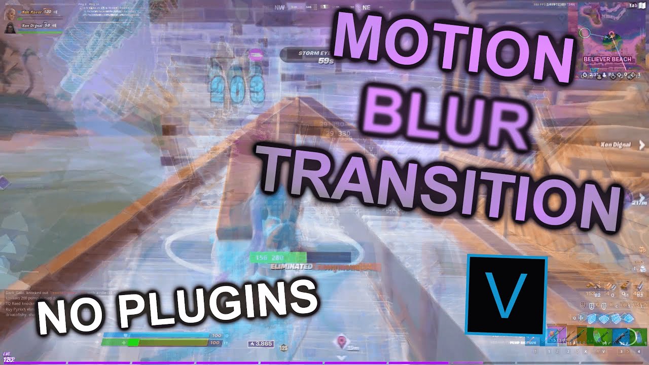 How To Make Easy *MOTION BLUR* Transition In Sony Vegas