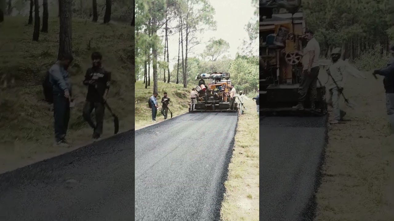 PWD Motor road upgradation work. #pwd #uttrakhand