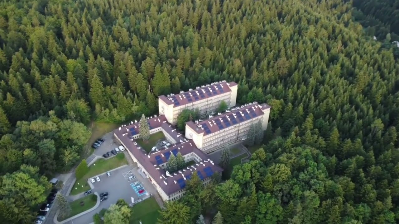 Rymanów Zdrój 2025 z lotu ptaka