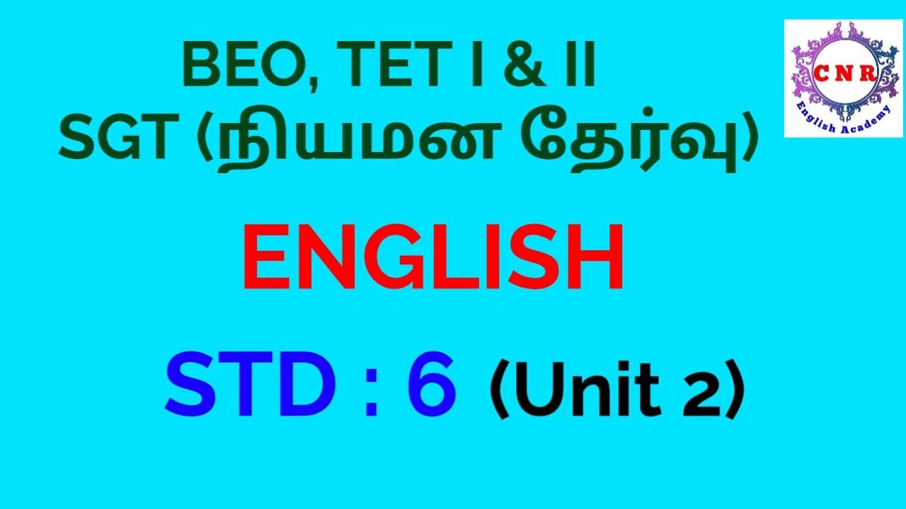 6th English  UNIT 2 BEO| TET I & II| SGT |
