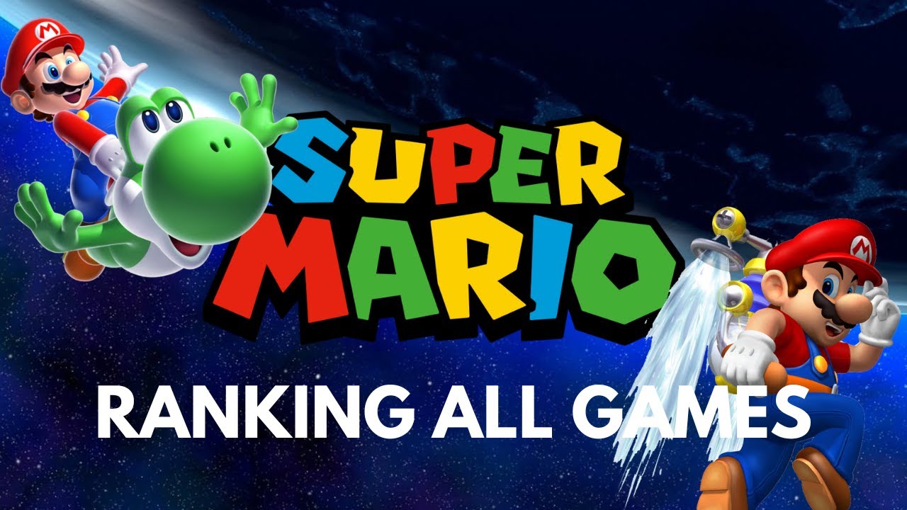 RANKING EVERY MAINLINE MARIO GAME! (MY OPINION!)