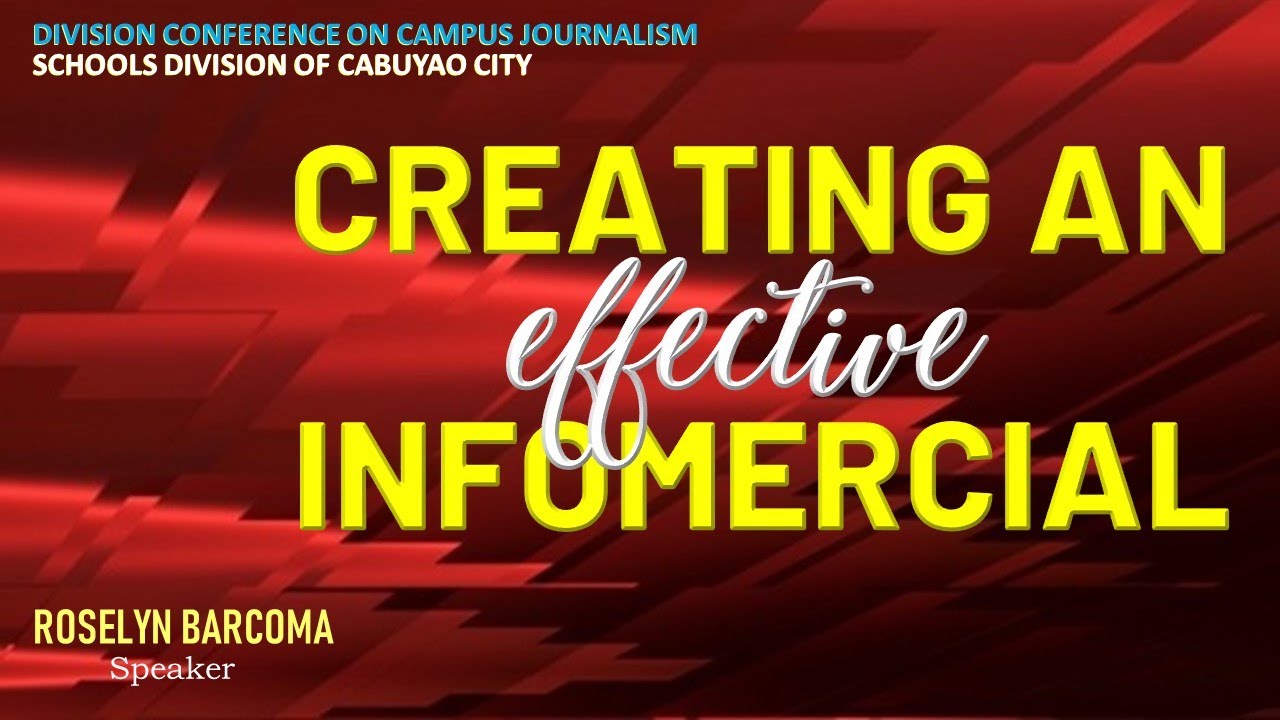 How to Write an Effective Infomercial