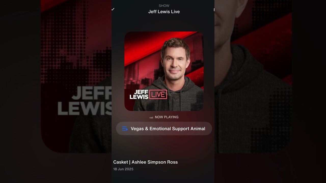 Ashlee Simpson on Jeff Lewis Live - 06.18.25