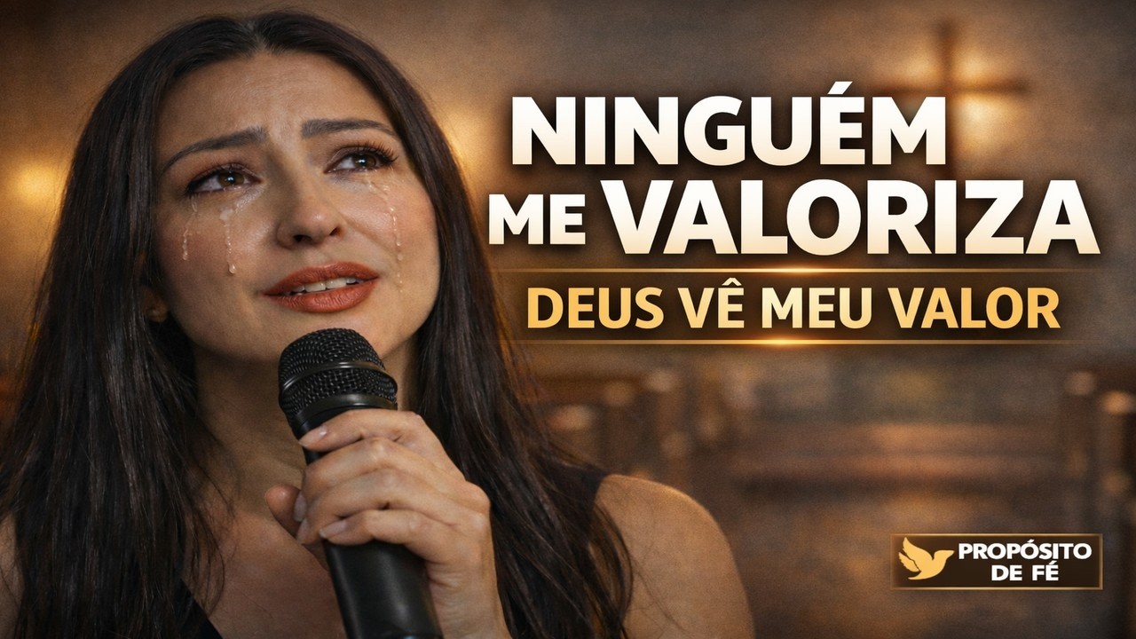 Ninguém Me Valoriza, Mas Deus Vê Meu Valor | Louvor de Cura Emocional (Inspirado em Aline Barros)