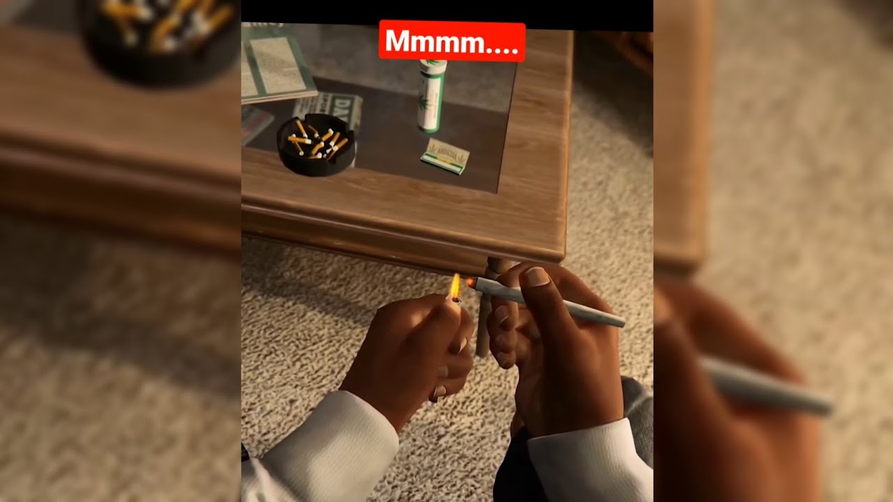 Gta 5 - Franklin Smokes We*D #Shorts