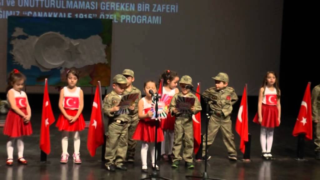 GÖKCAN KOLEJİ - 18 MART ÇANAKKALE GÖSTERİSİ - 1/B YEMİN EDİYORUM GÖSTERİSİ