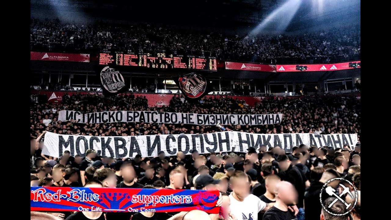 Гробари на КК Партизан-КК Фенербахче 27.12.2024.