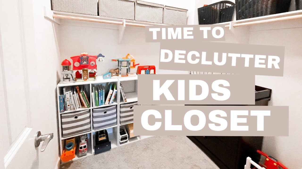 Extreme Declutter With Me- Kids Closet Edition 2023