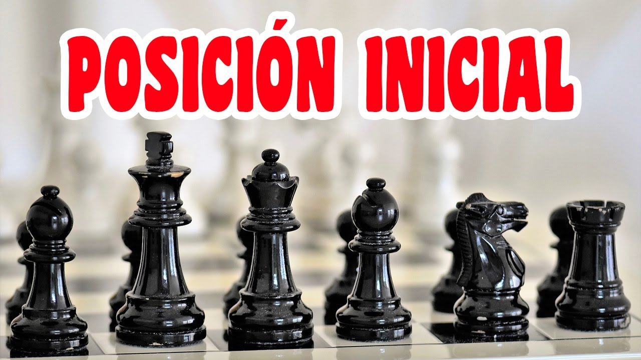 ¿Cómo se COLOCAN las PIEZAS del AJEDREZ? ✅ POSICIÓN INICIAL en el tablero