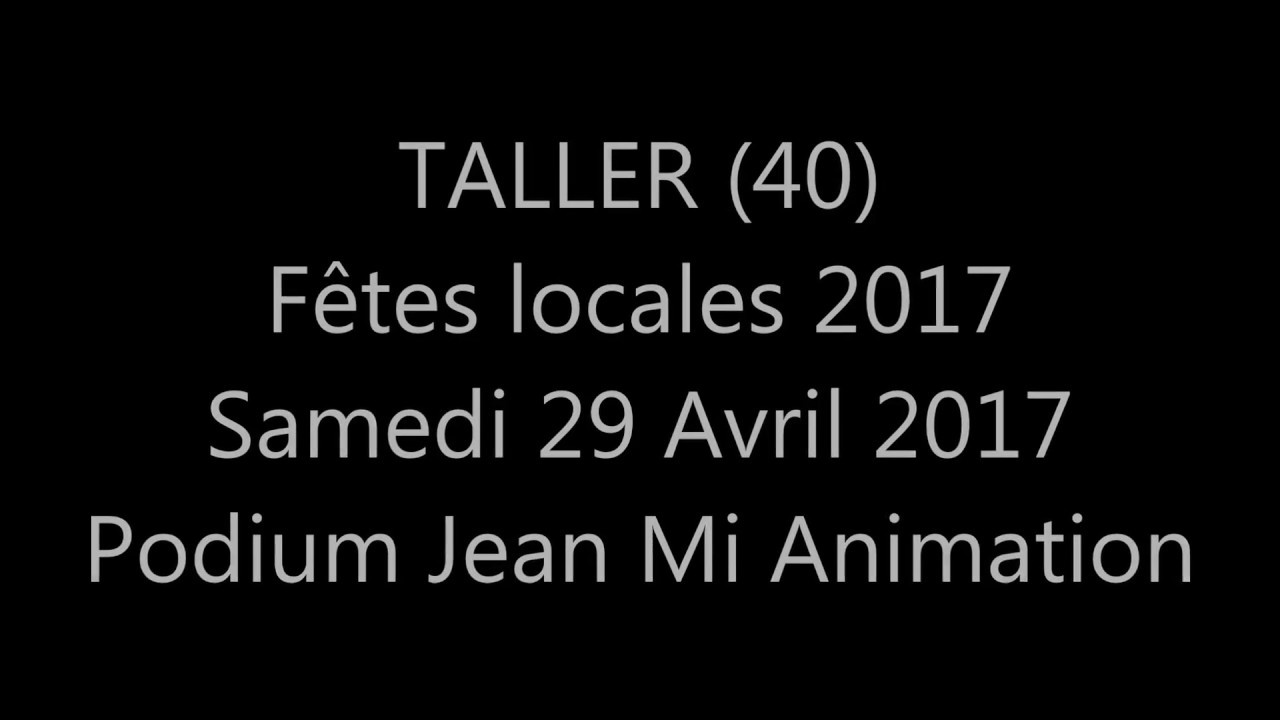 Taller (40) Samedi 29 Avril 2017