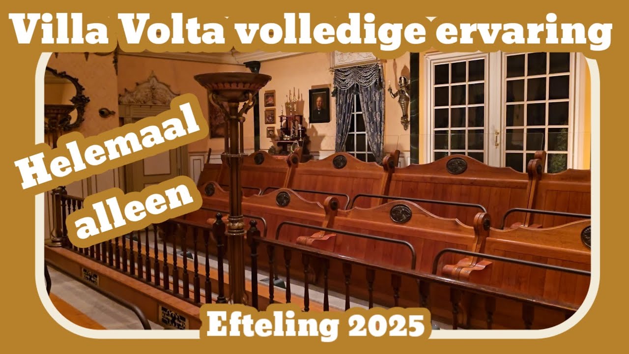 Villa volta volledige attractie helemaal alleen [Efteling 2025]