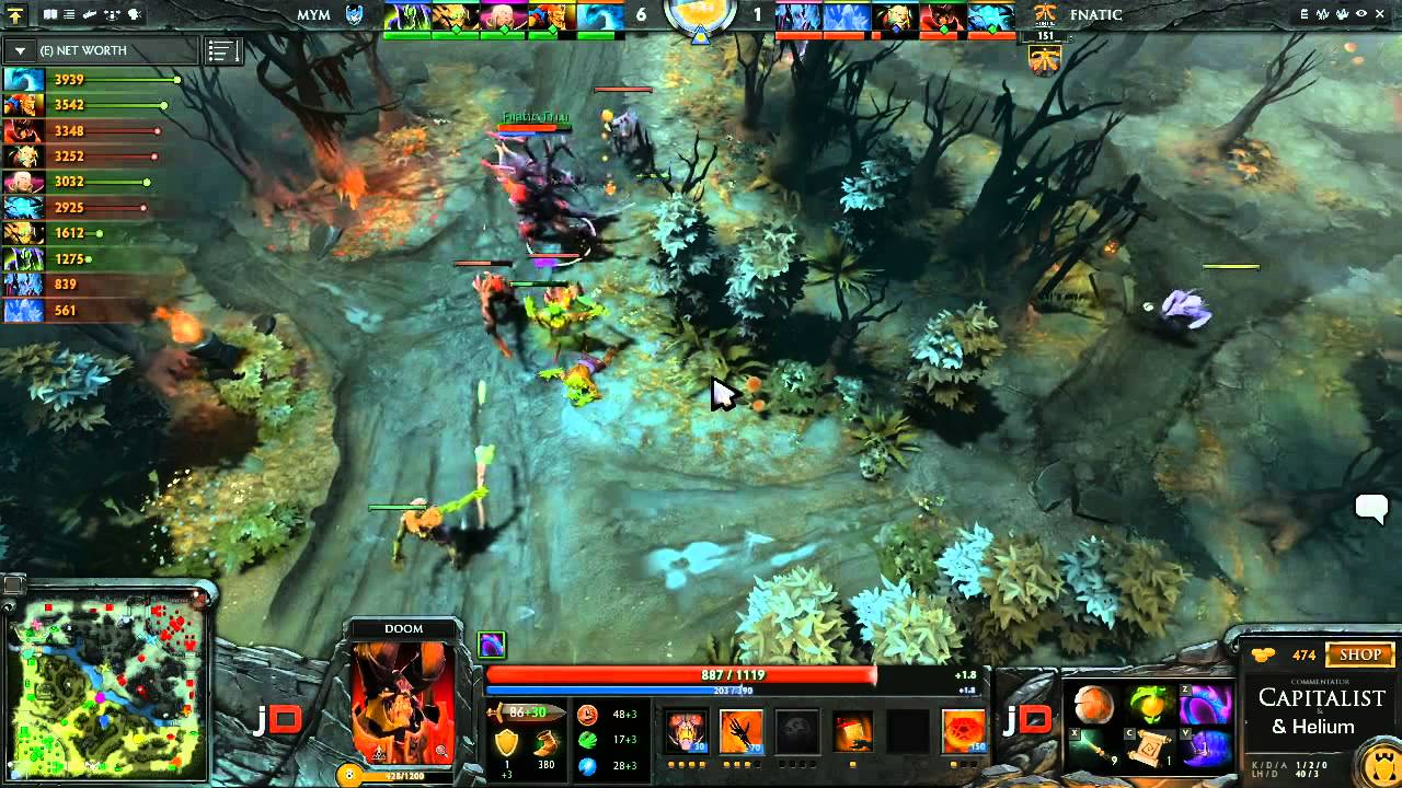 MYM vs Fnatic Game 1 - joinDOTA League - Capitalist & Heliumbrella