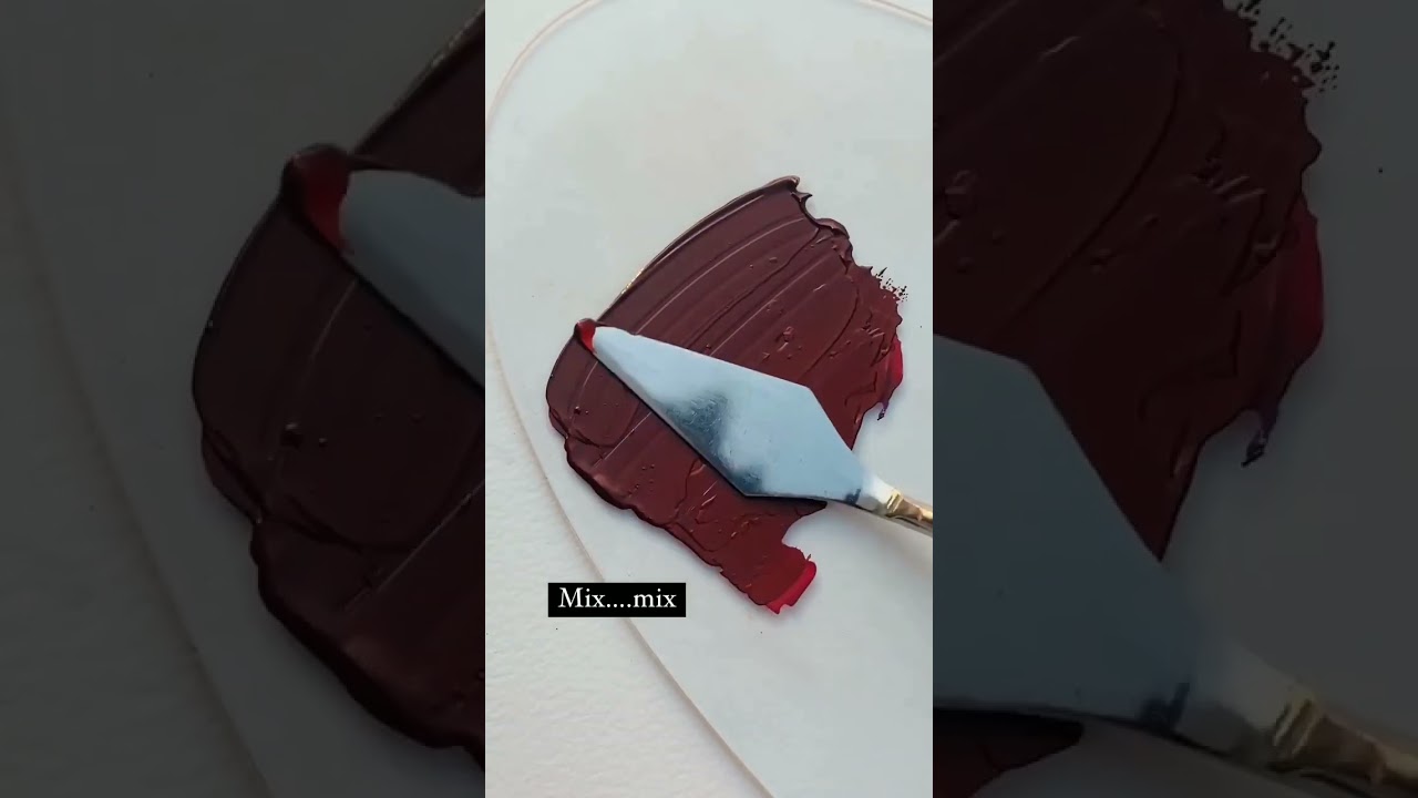 Color mixing Part30 Maroon ✨