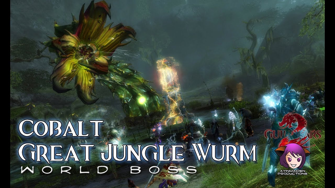 GW2 Triple Trouble - Cobalt Great Jungle Wurm