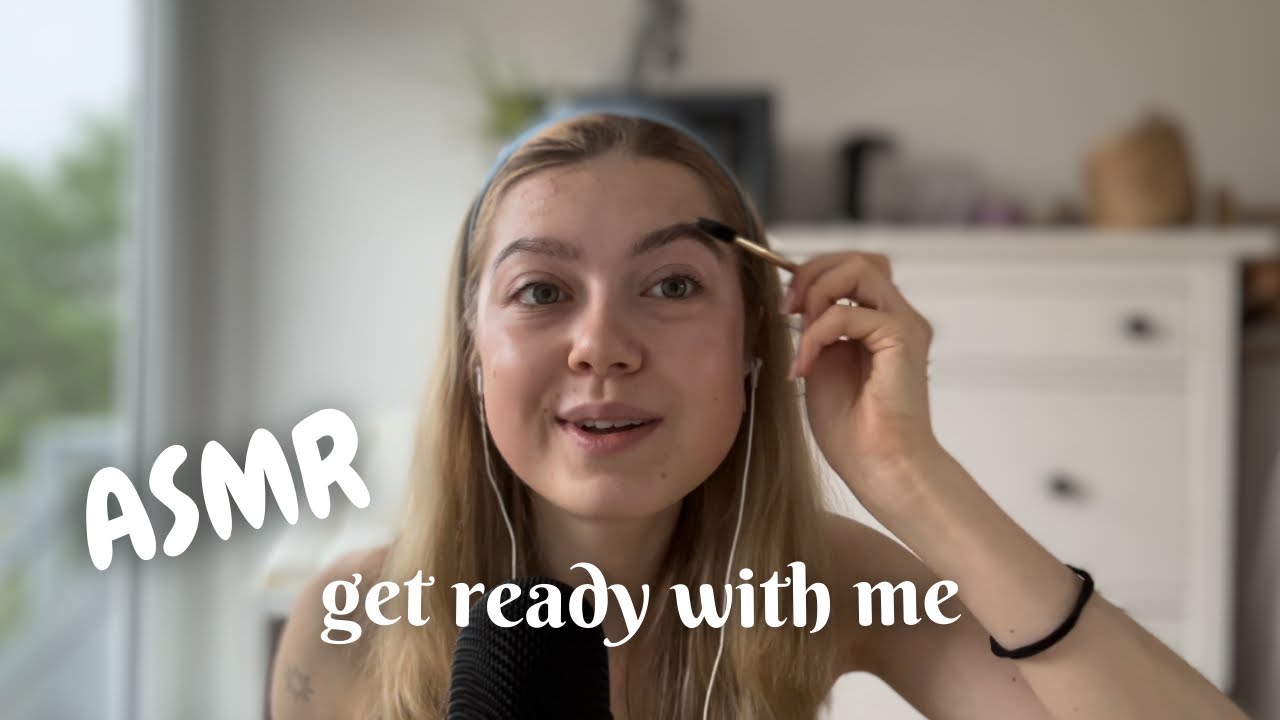 ASMR | get ready with me (german) 🤓