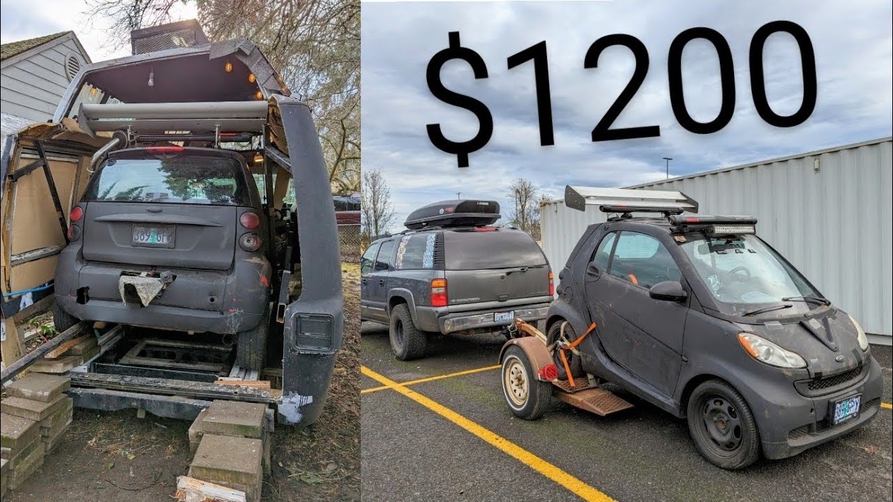 Buying the Cheapest Smart Car in the USA out of a Motorhome