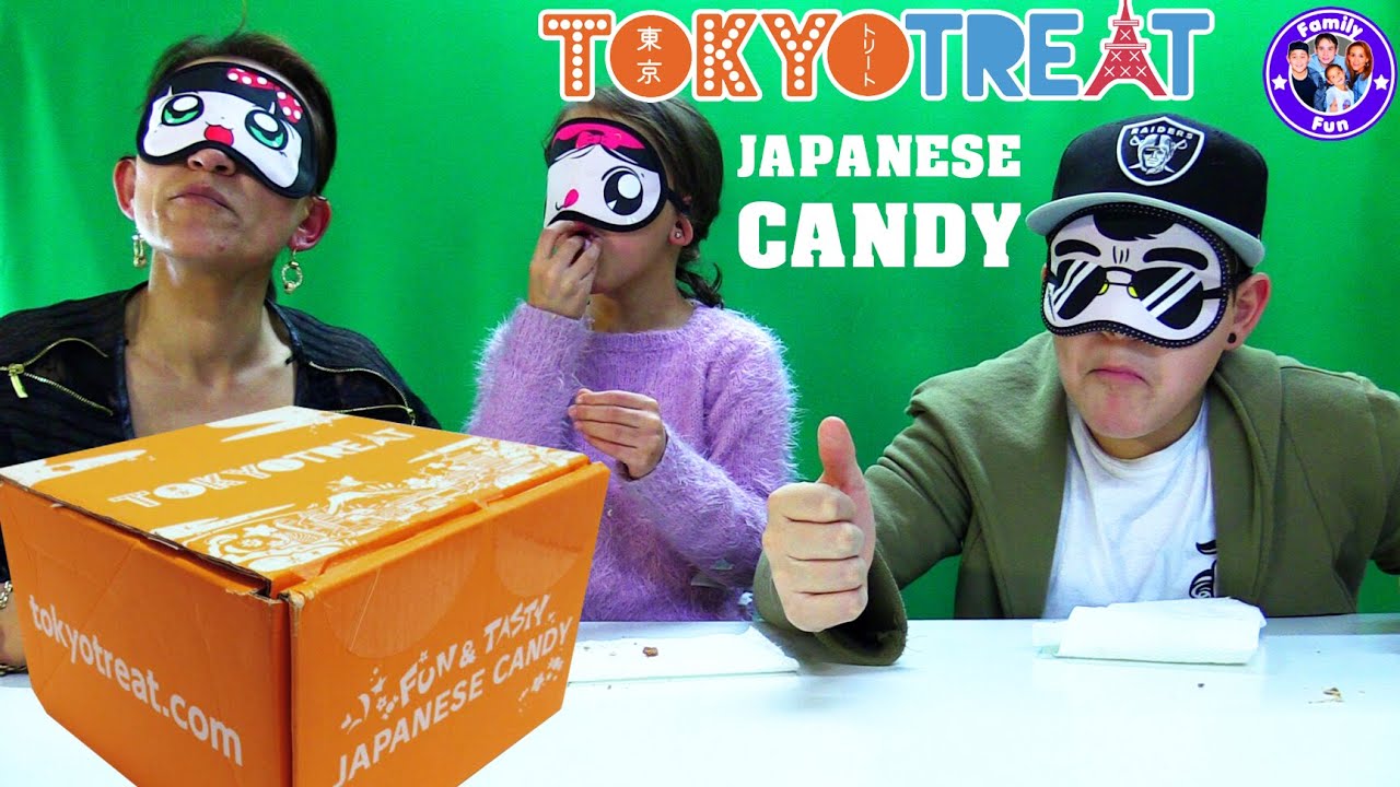 Japanische Süßigkeiten | Test mit verbundenen Augen | Tokyo Treat Februar