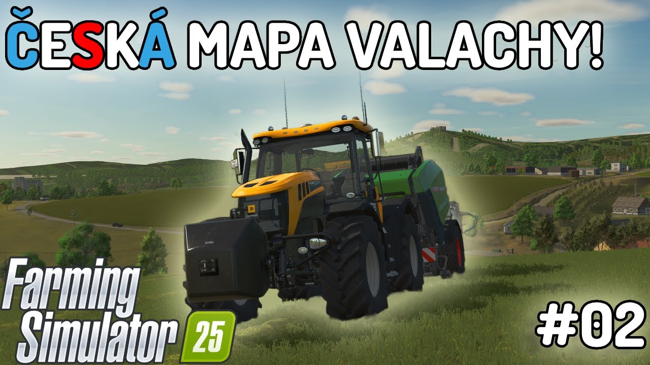 První práce na loukách! Farming Simulator 25 CZ/SK #2