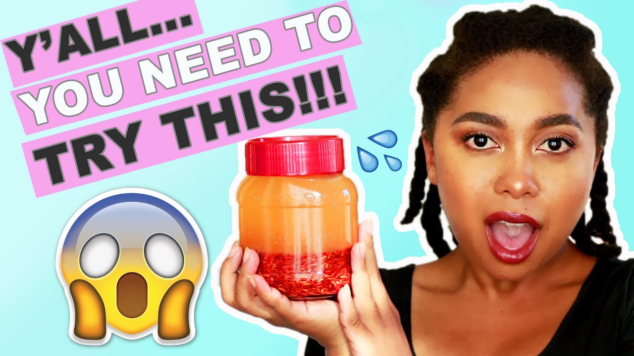 HOW TO MAKE RED RICE WATER FOR EVEN FASTER HAIR GROWTH (MY EXACT RECIPE)