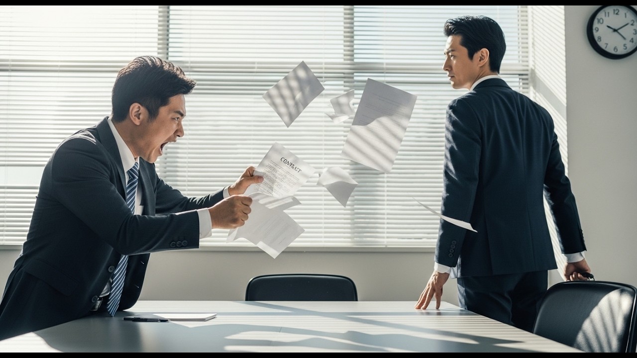 契約書を破り捨て「施設育ちの役立たずはクビｗ」と笑う新頭取➡即座に競合他社と10倍で契約してやった結果ｗ #スカッとする話