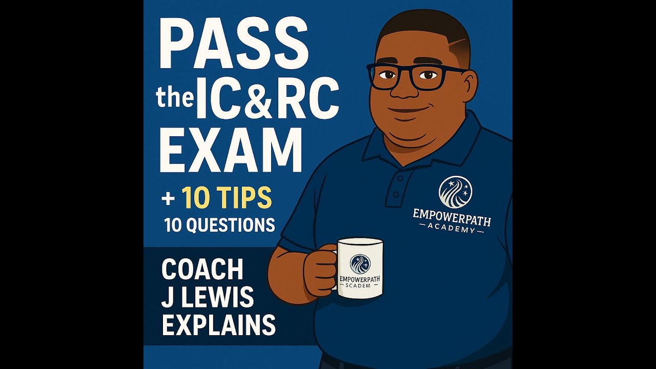 How to Pass the IC&RC Peer Recovery Exam | 10 Tips + Practice Questions (With Coach J Lewis)