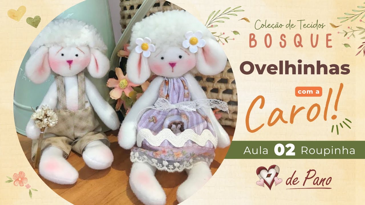 Aula GRATUITA - Roupinhas das Mini Ovelhas 🐑