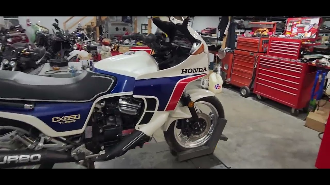 1983 Honda CX650T Turbo walk around and description. 