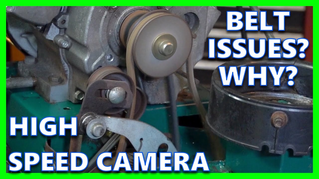 THROWING BELTS? Testing in SLOW MOTION ~ Murray Snow blower- Auger Belt Issue Repair