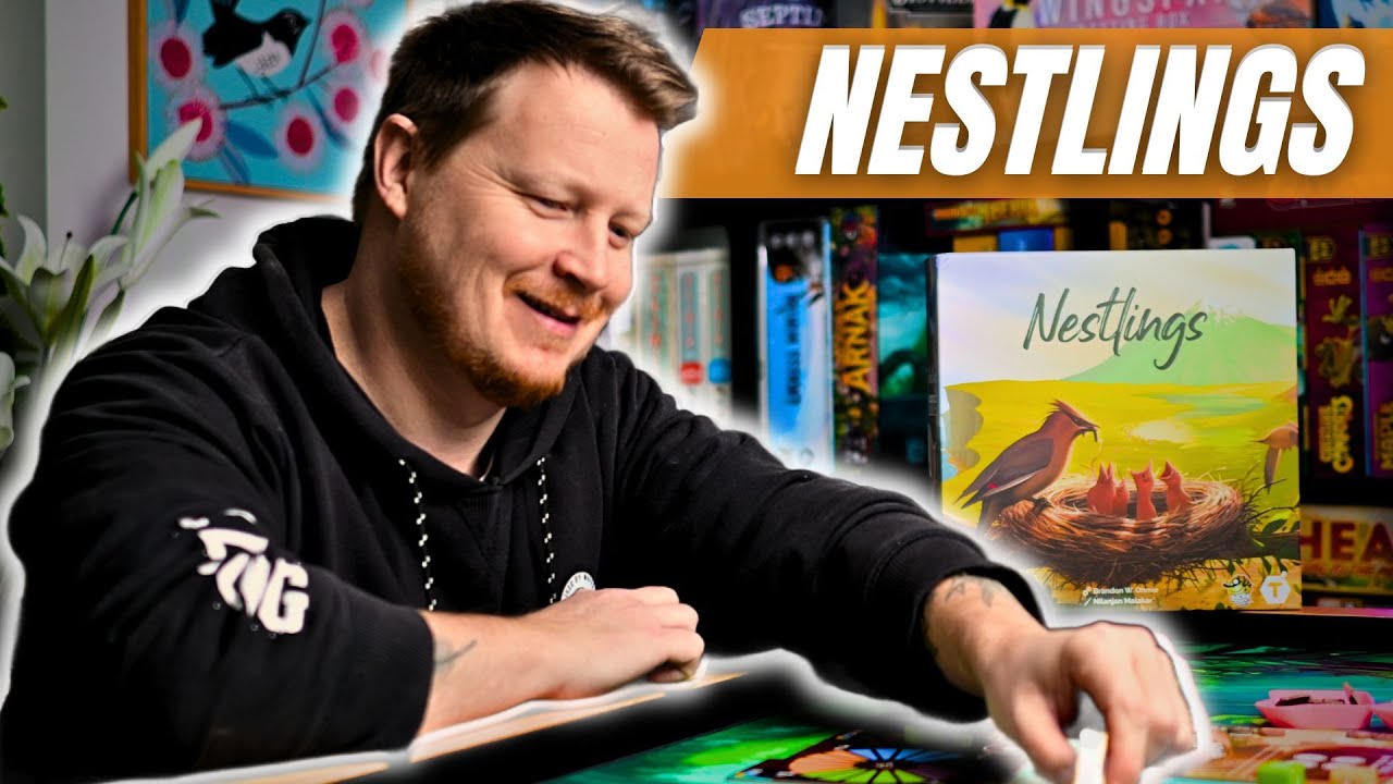 Solo Playthrough & Review - Nestlings The 2024 Wingspan?