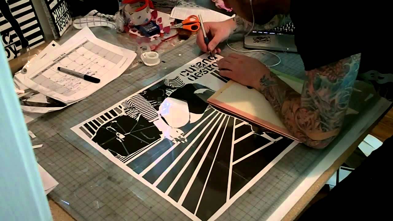 Cutting Mylar Time-Lapse (cutanddestroy)